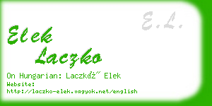 elek laczko business card
